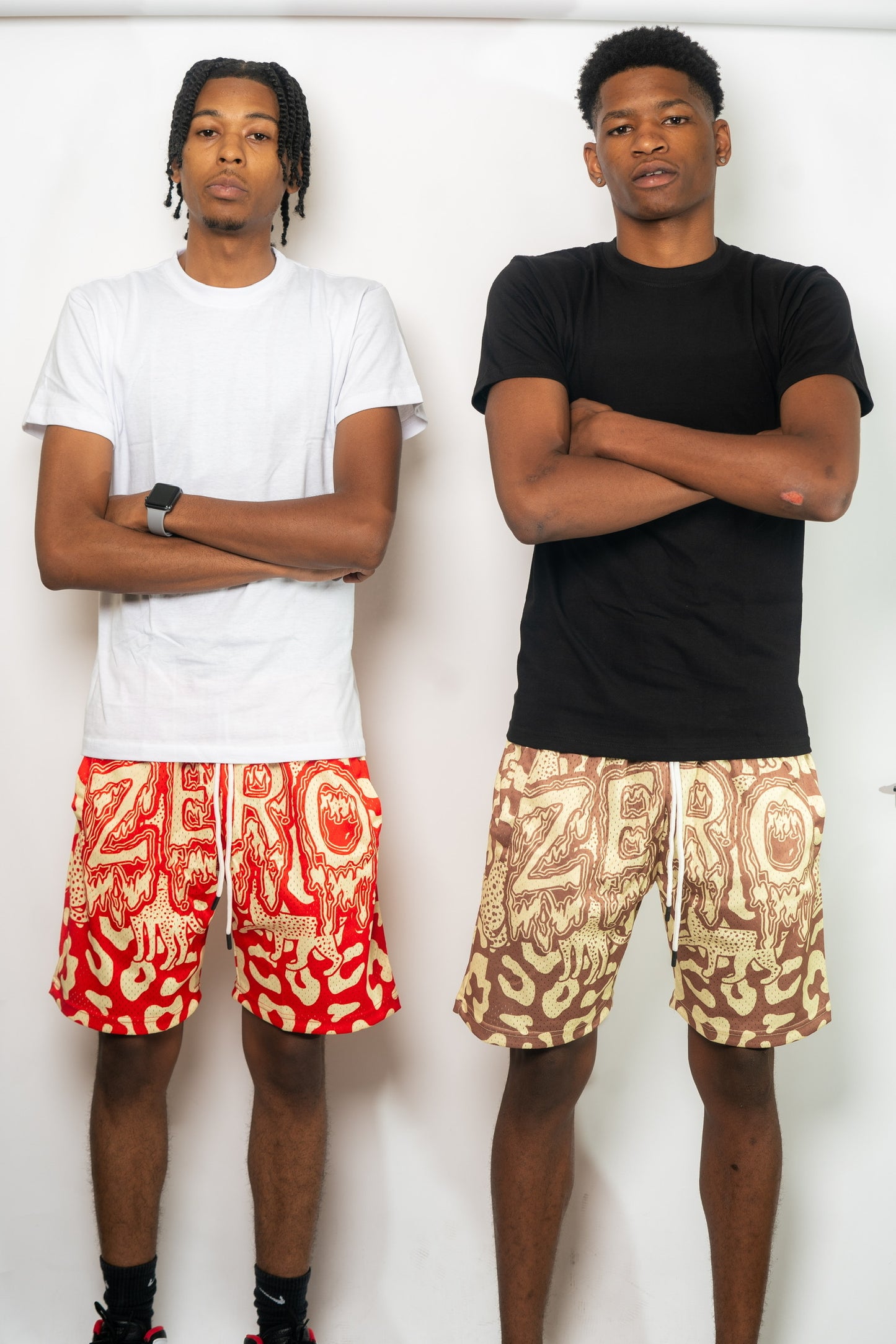 Jag-Printed Shorts