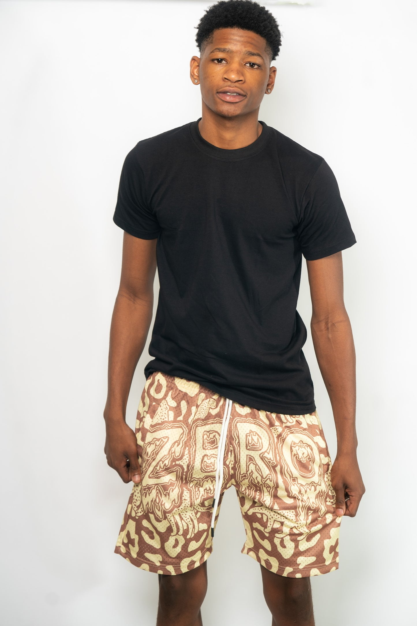 Jag-Printed Shorts