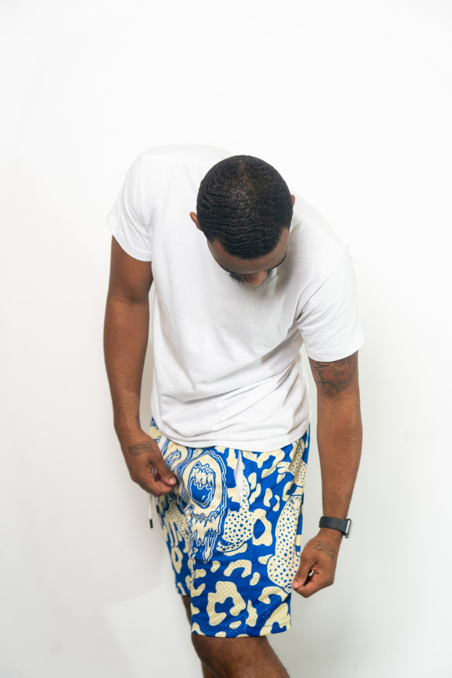 Jag-Printed Shorts