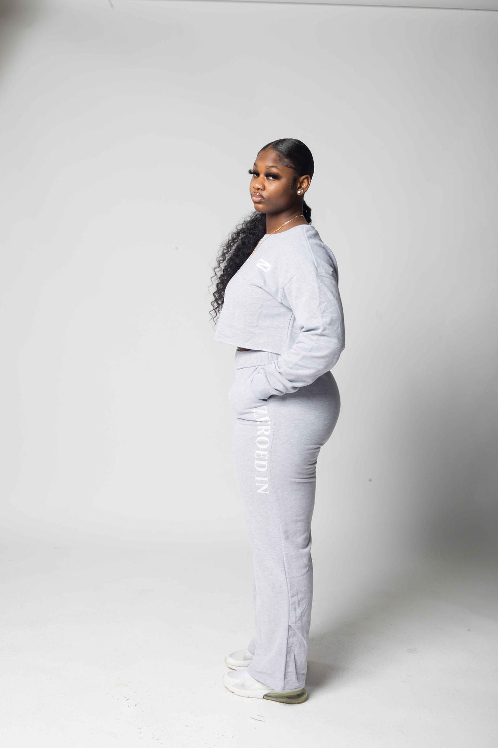 Women's Cropped Sweatsuit