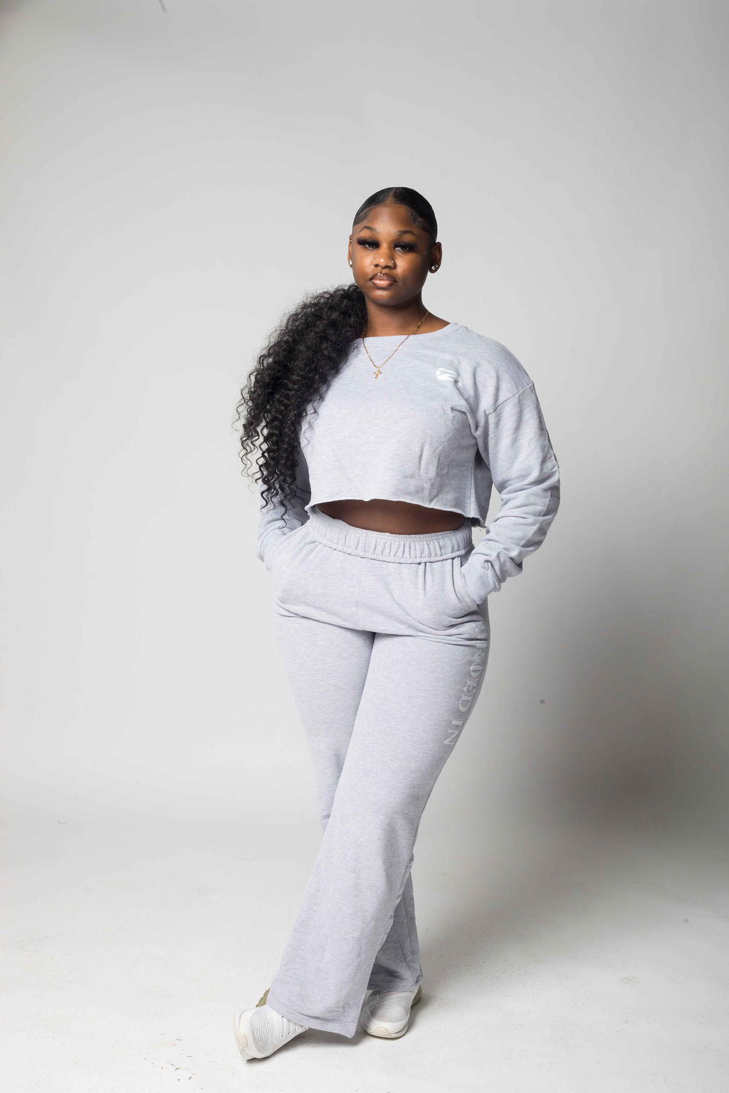 Women's Cropped Sweatsuit