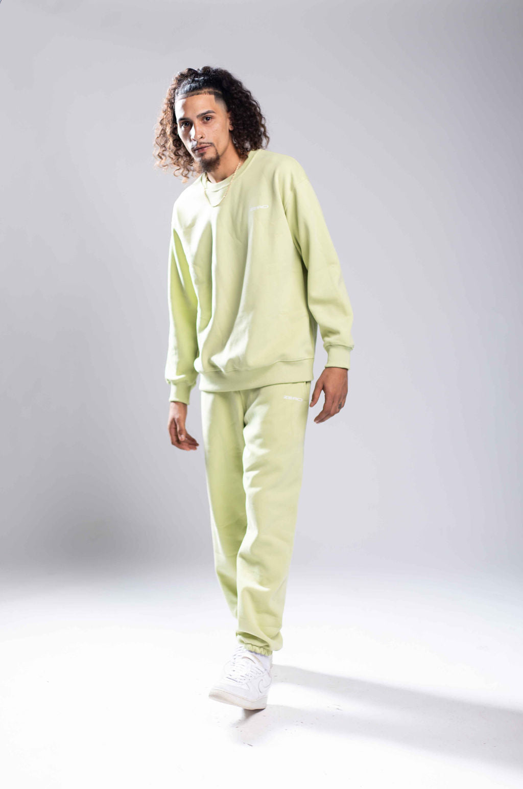 Lime Green Fleece Sweatsuit