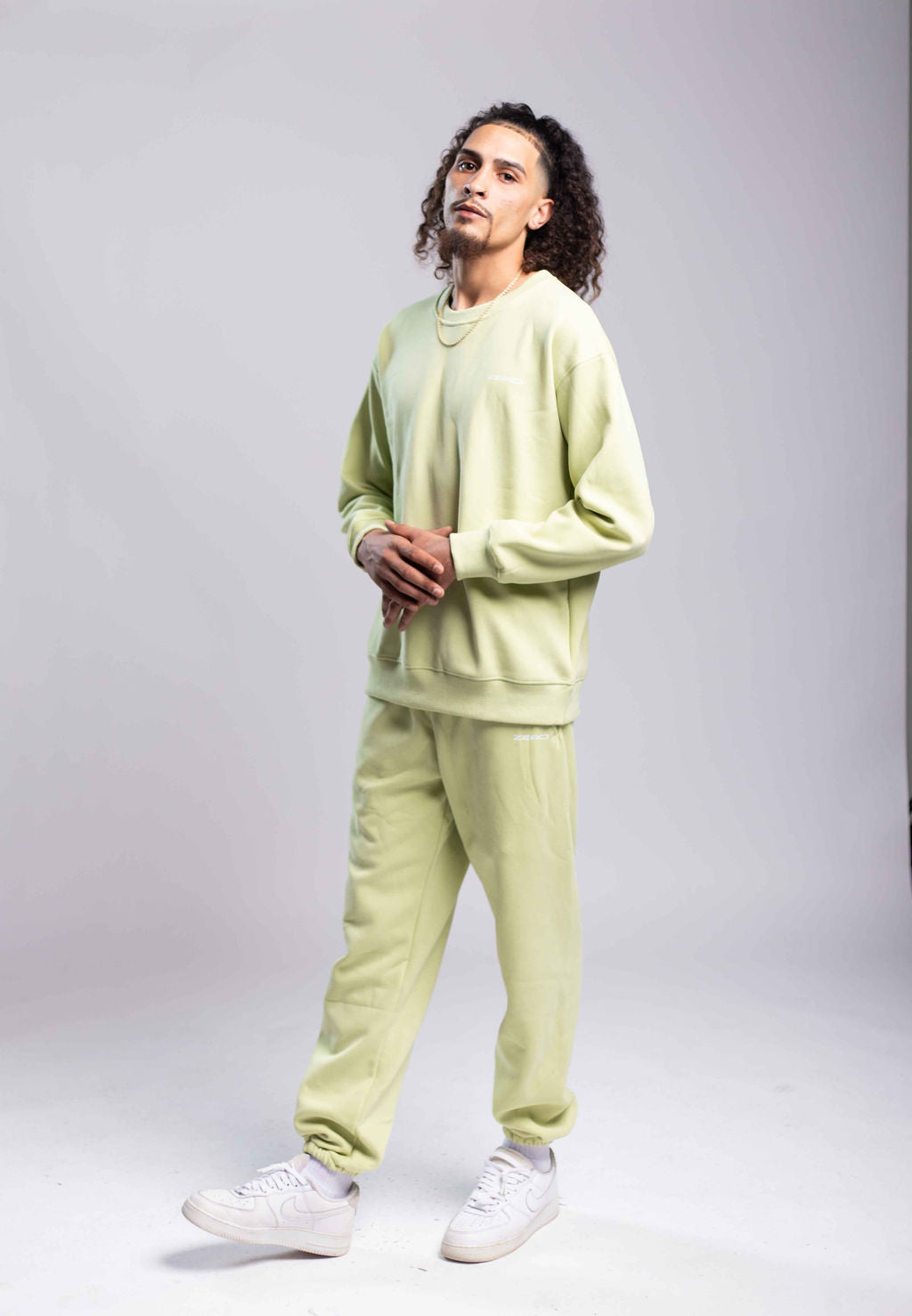 Lime Green Fleece Sweatsuit
