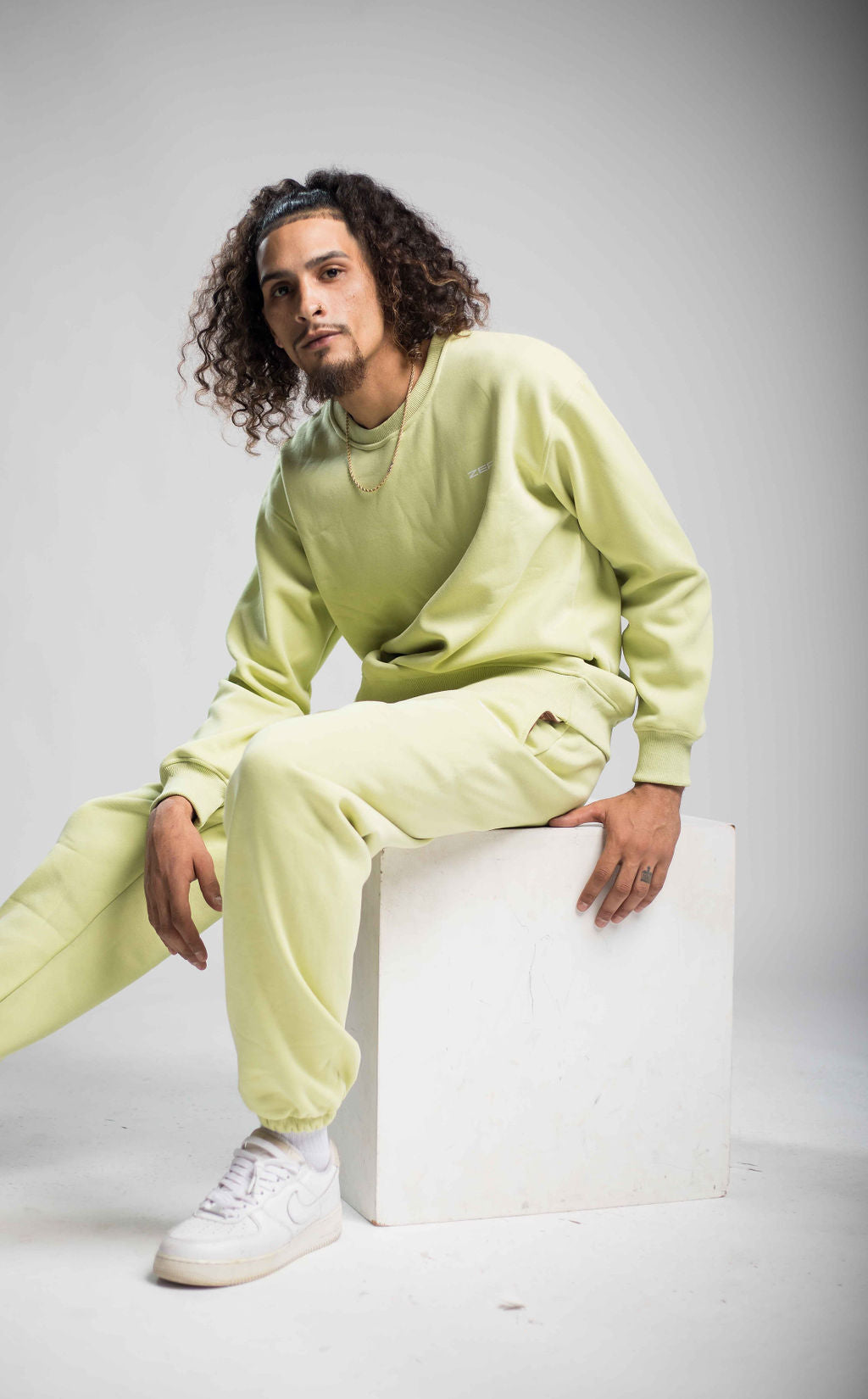 Lime Green Fleece Sweatsuit