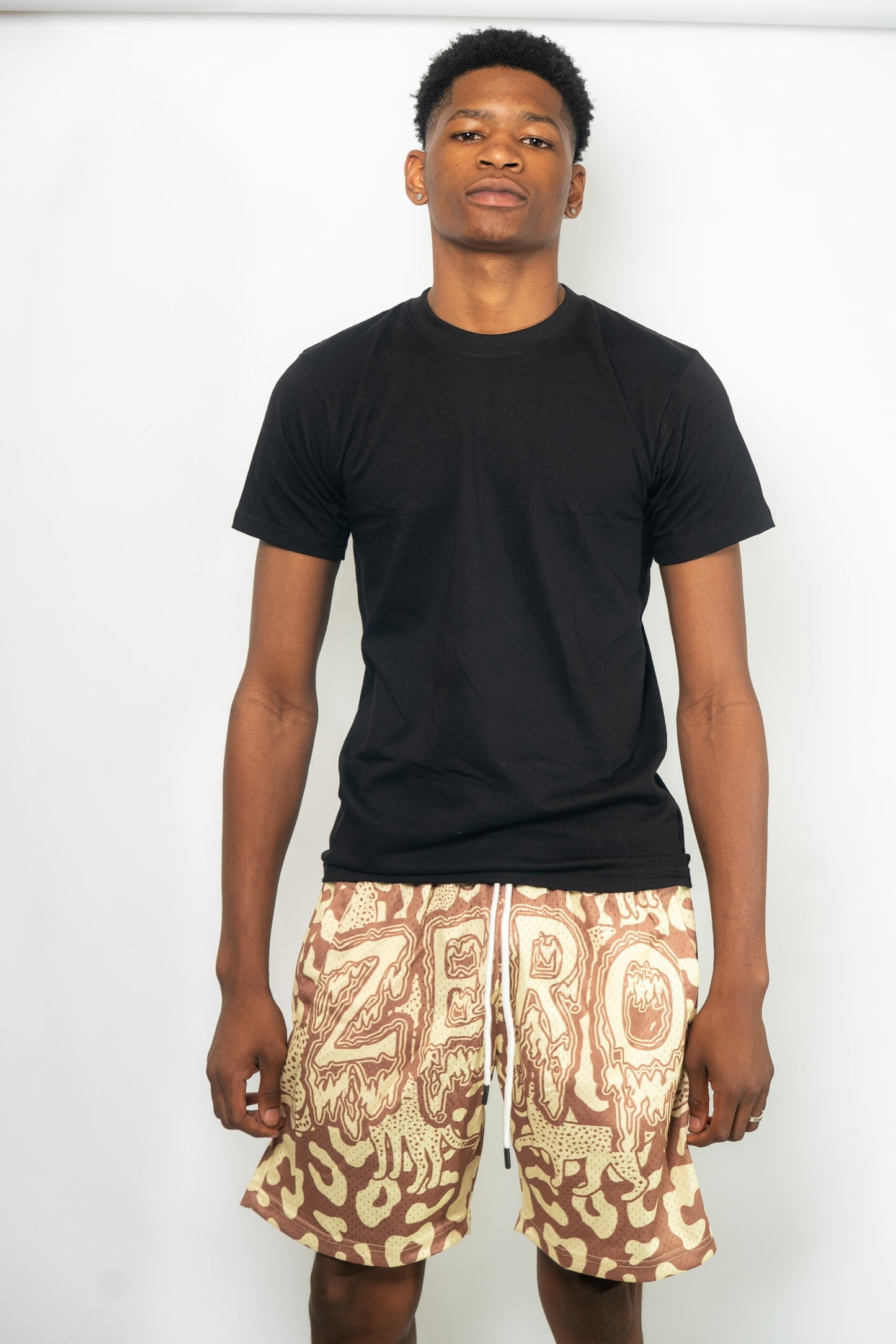 Jag-Printed Shorts