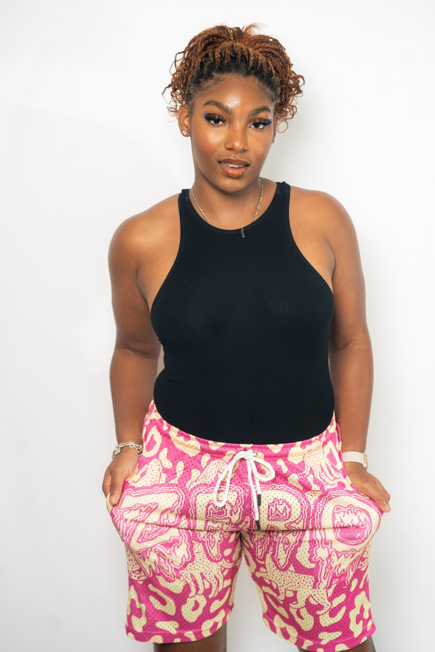 Jag-Printed Shorts