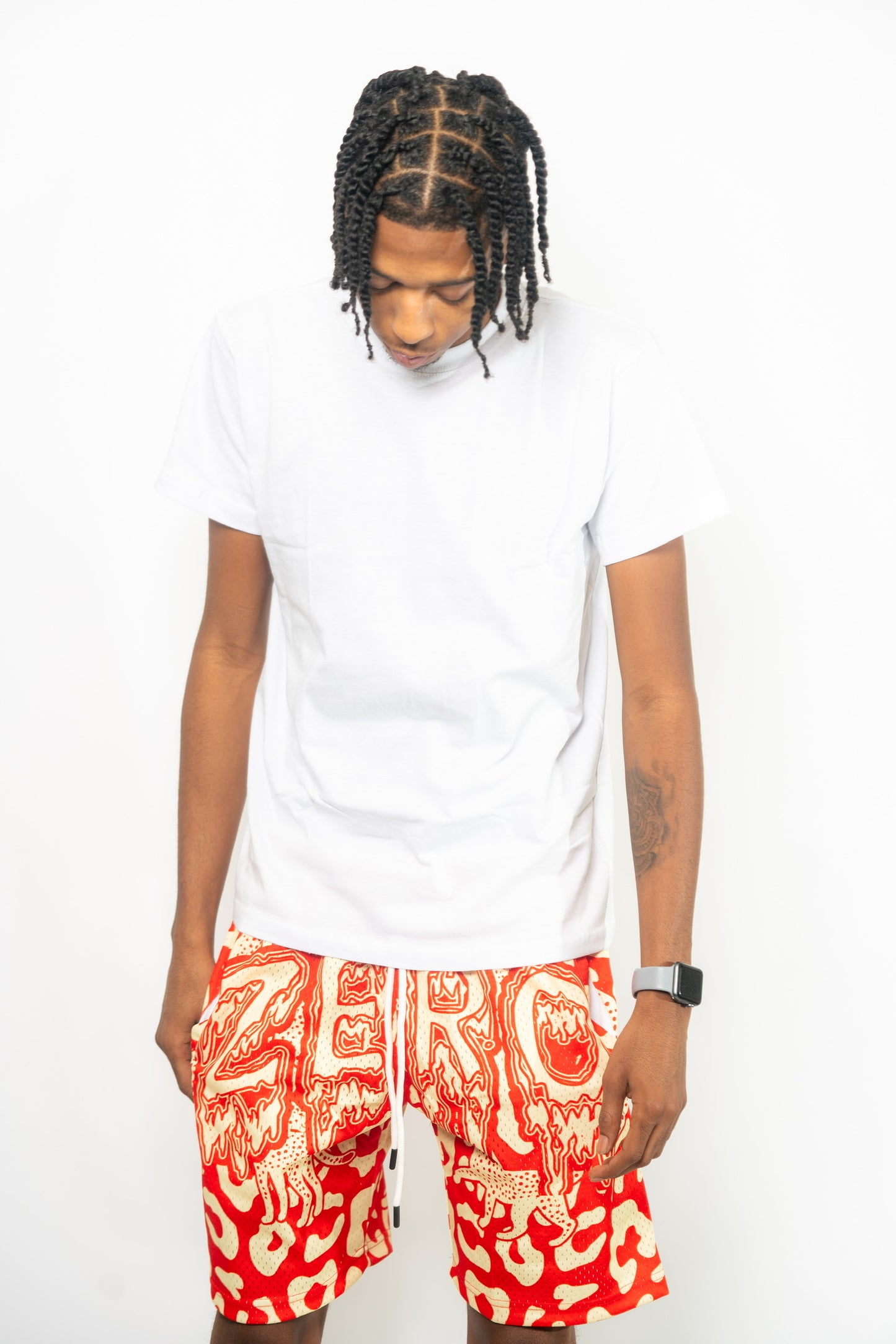 Jag-Printed Shorts