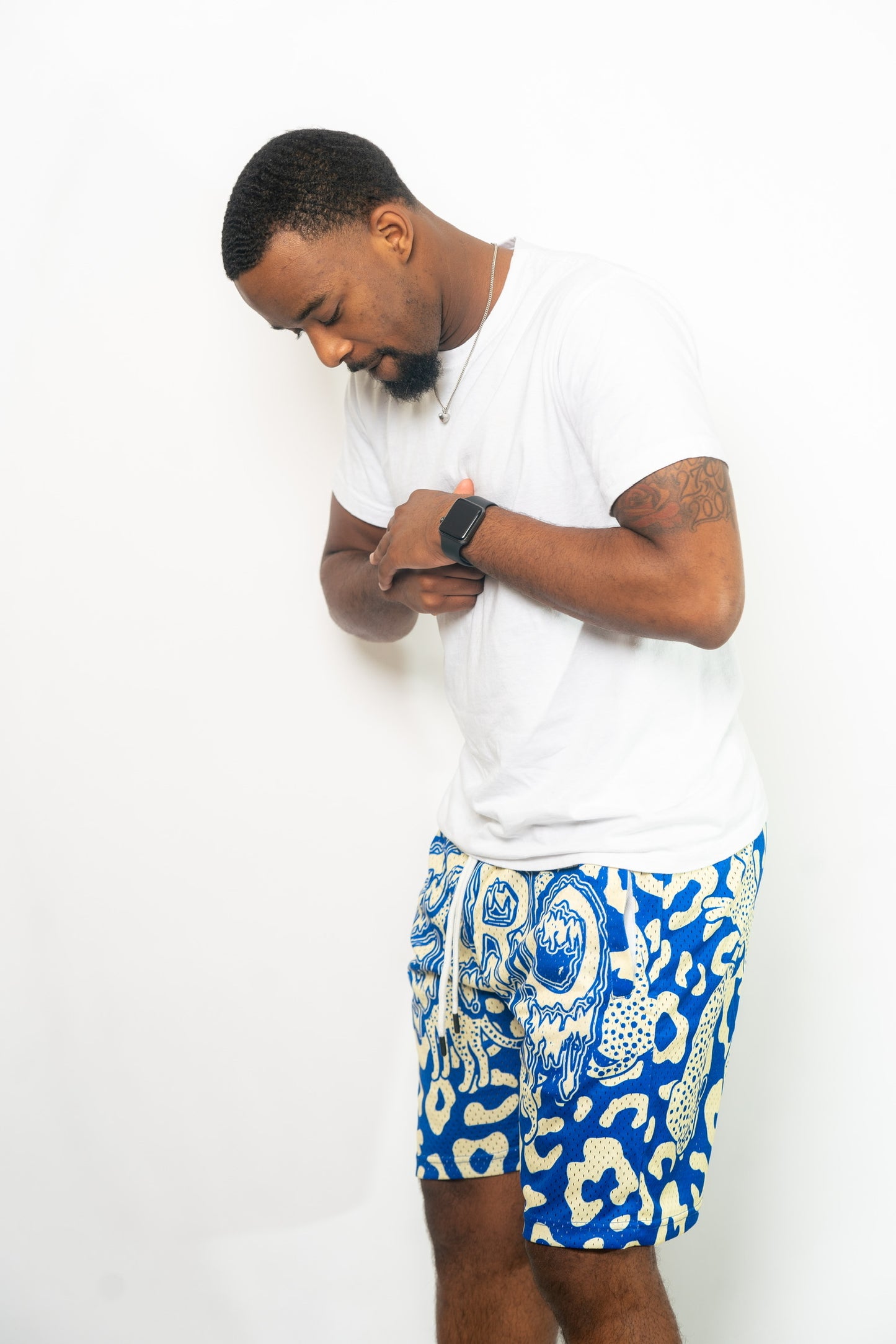 Jag-Printed Shorts