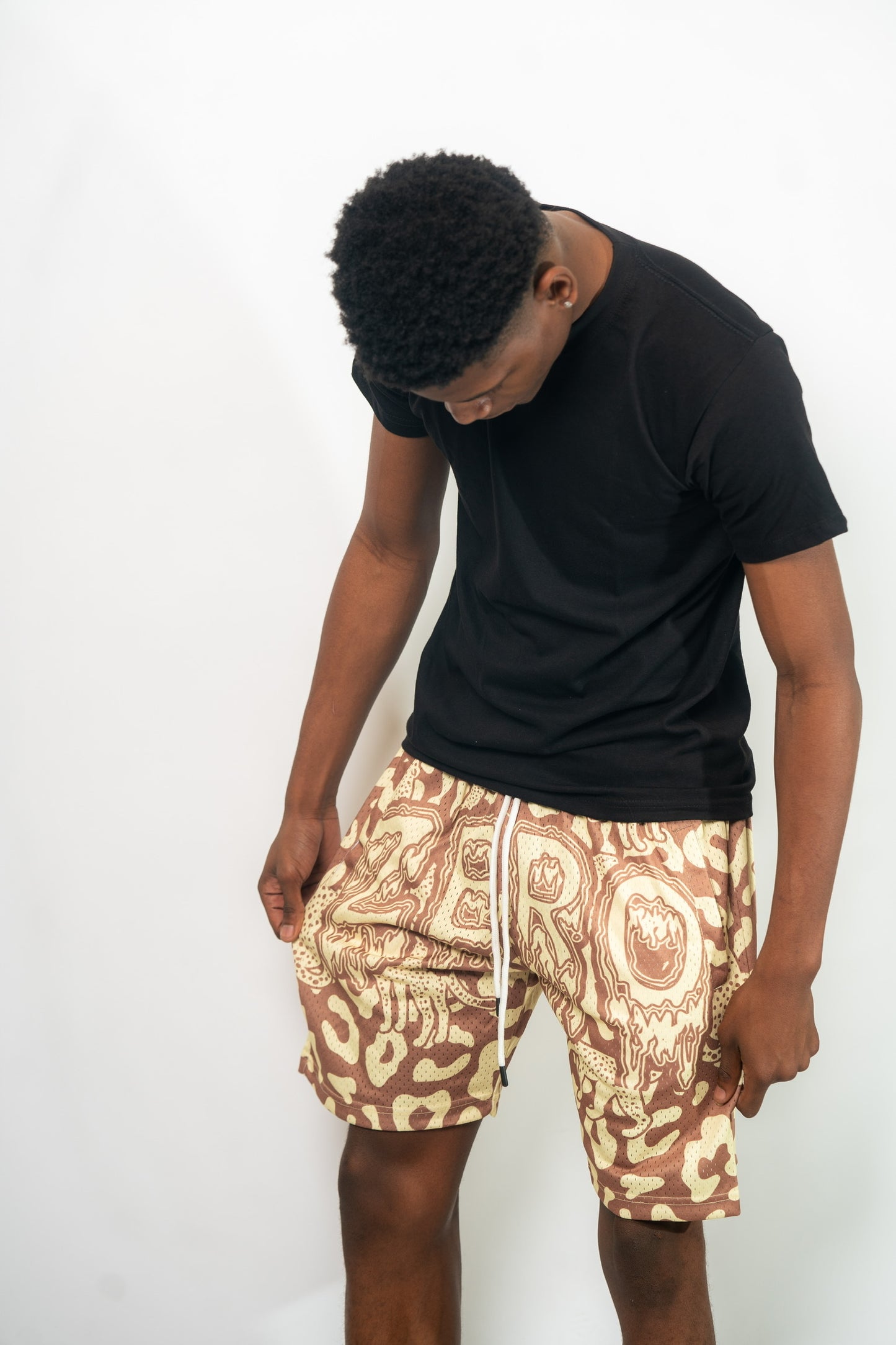Jag-Printed Shorts