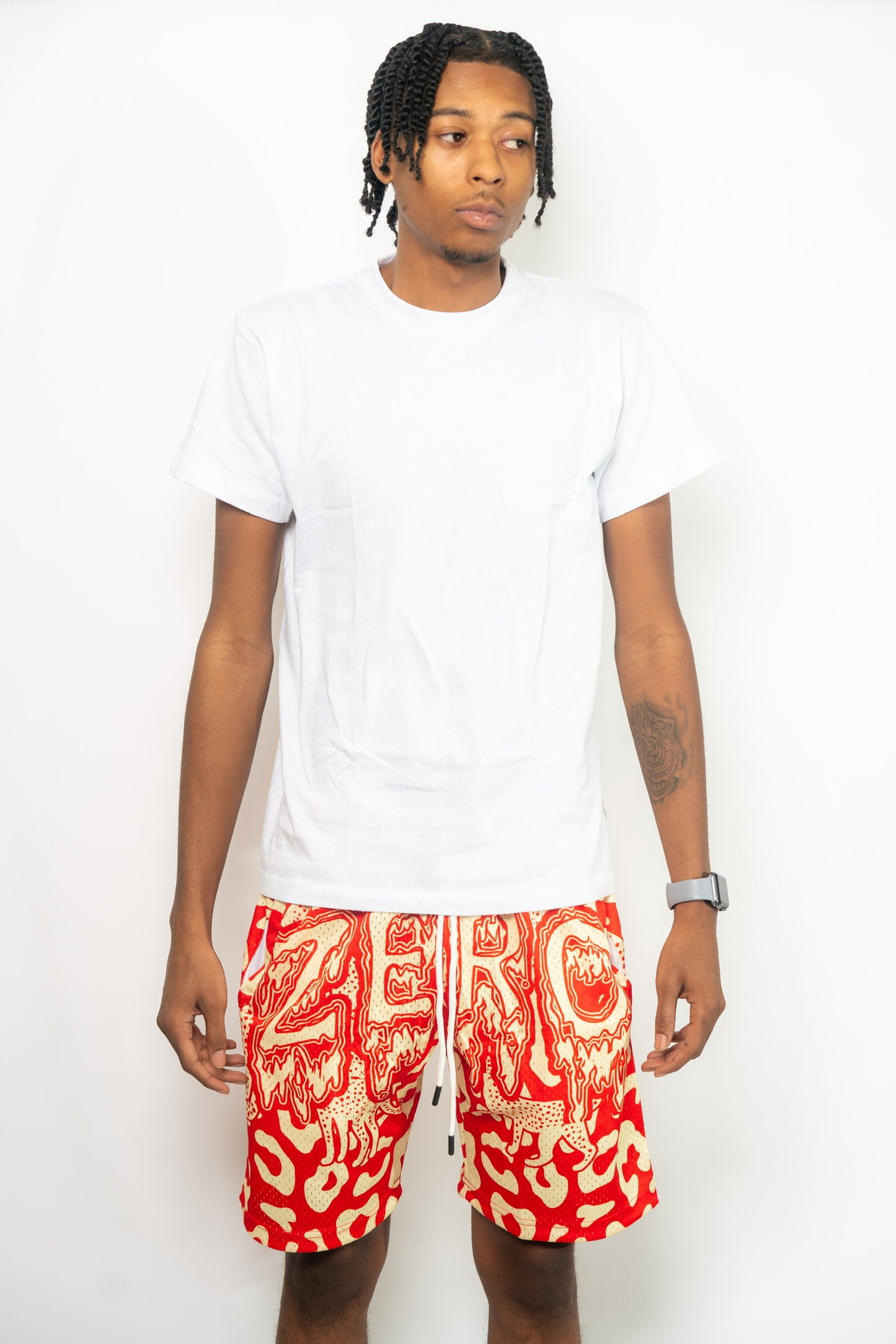 Jag-Printed Shorts