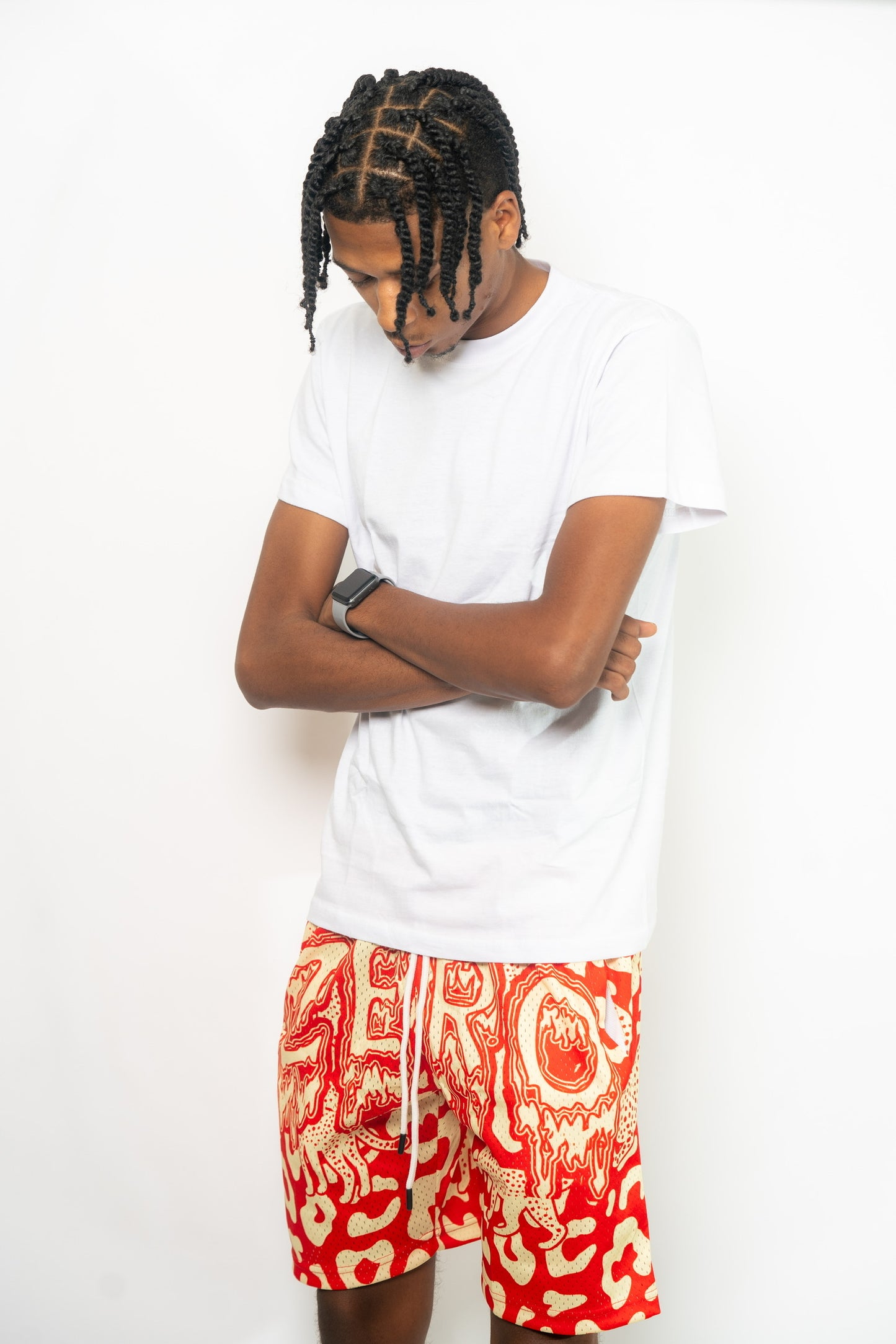 Jag-Printed Shorts